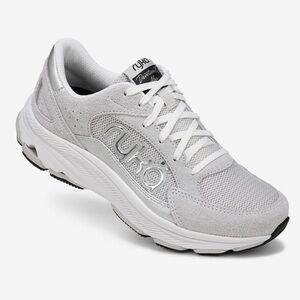 Ryka Cream and Gray Athletic Sneakers